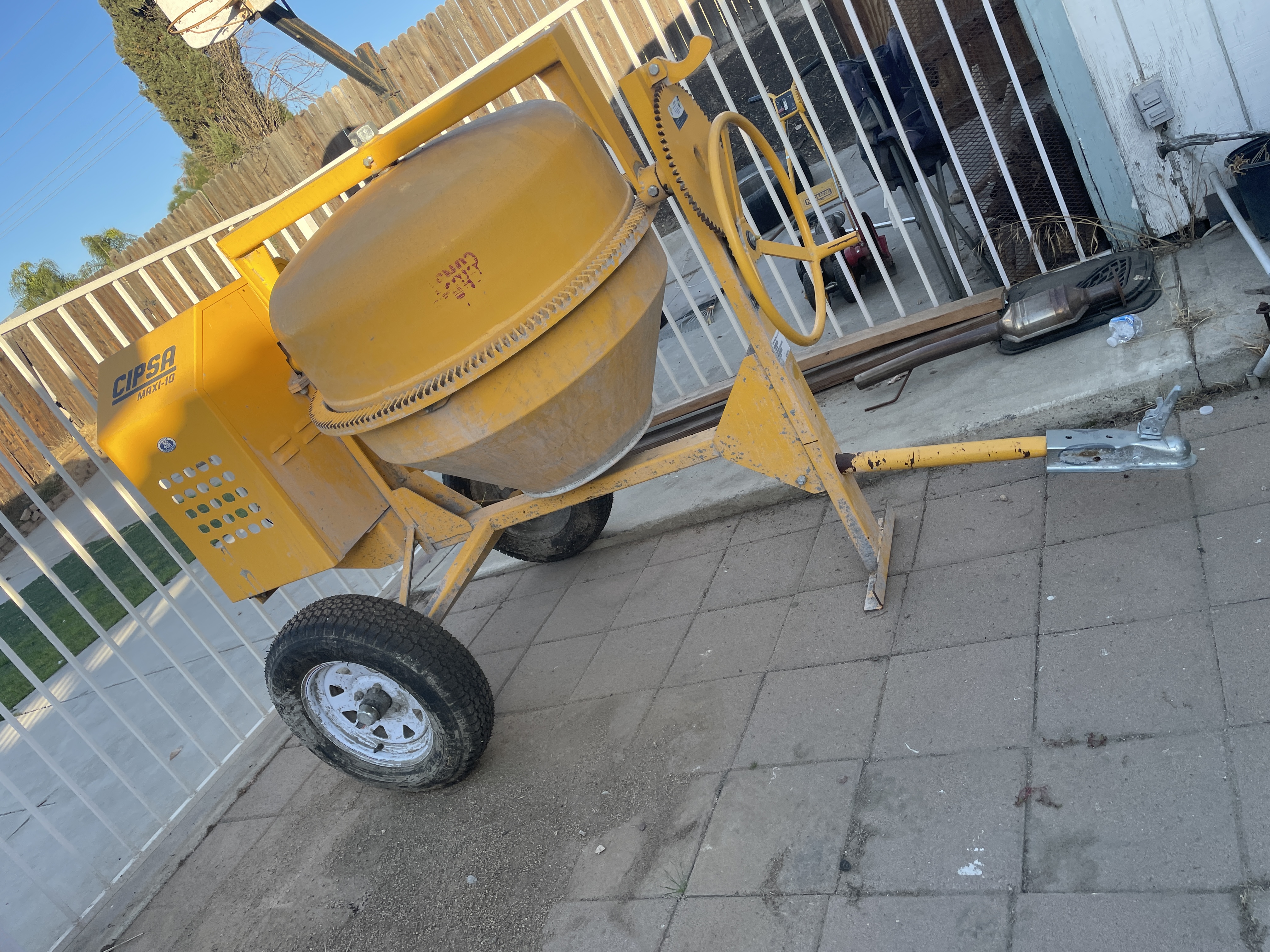 Concrete mixer available for rent